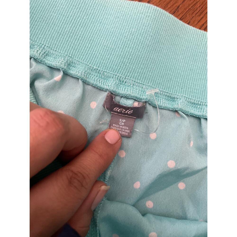 Aerie Polka Dot Pajama Shorts Size S - Picture 5 of 6
